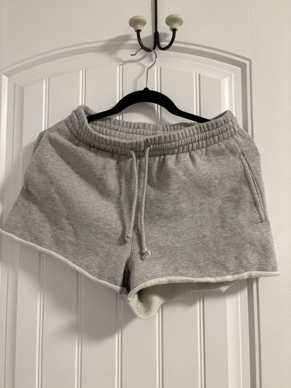 TNA Light Heather Gray Athletic Sweat Shorts